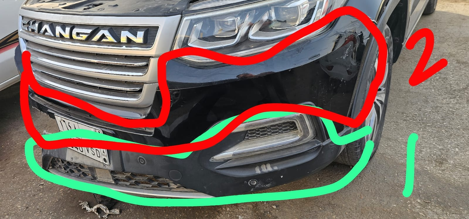 Nuevo pedido para accesorios de tipo Changan CS95 2019 