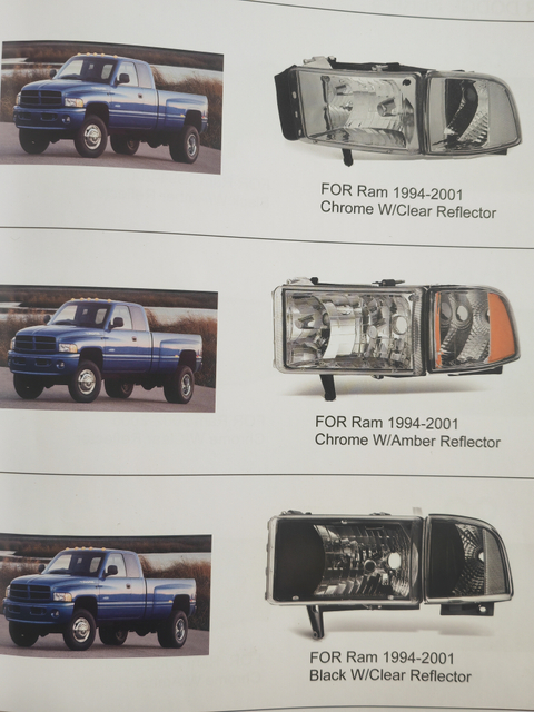 Faros delanteros para la serie Dodge SUV